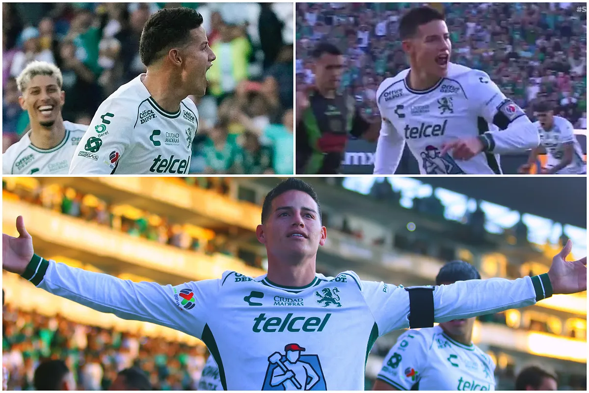 James hizo primer gol con Len, rompi su muy mala racha y celebr en la cara del portero del Jurez