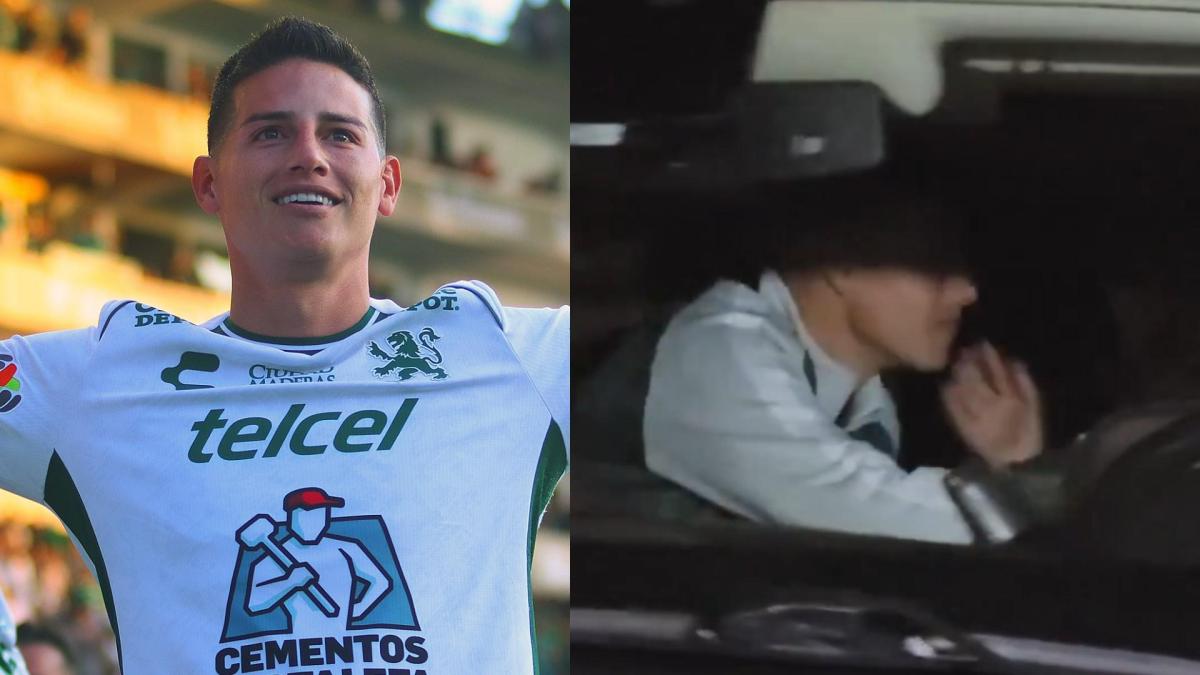 Video | James Rodríguez confirma su romance con Luisa Duque: beso romántico y coqueteo tras gol con León