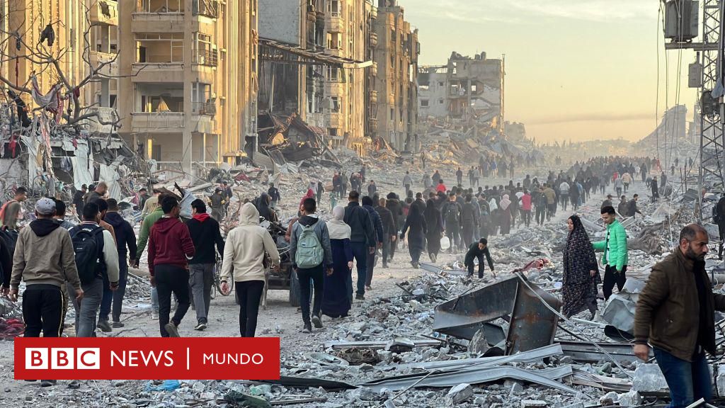 “La guerra mató todo lo bello que llevábamos dentro”: la alegría por el alto el fuego en Gaza se desvanece cuando los gazatíes regresan a sus hogares destruidos – BBC News Mundo