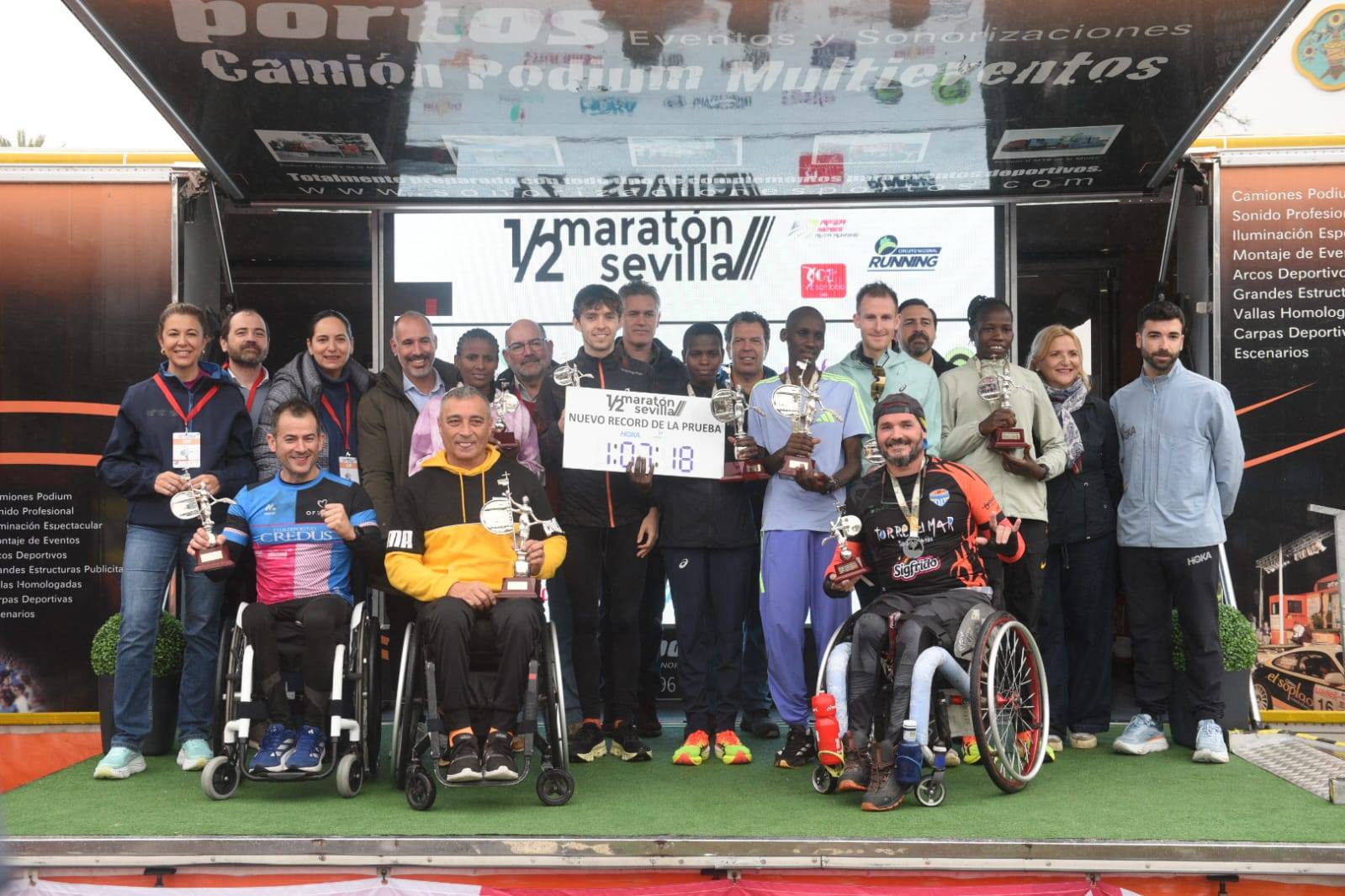 Juan Carlos Trujillo, del Playas de Torre del Mar, tercero en la Media Maratón de Sevilla en la modalidad de silla de ruedas – AxarquiaPlus